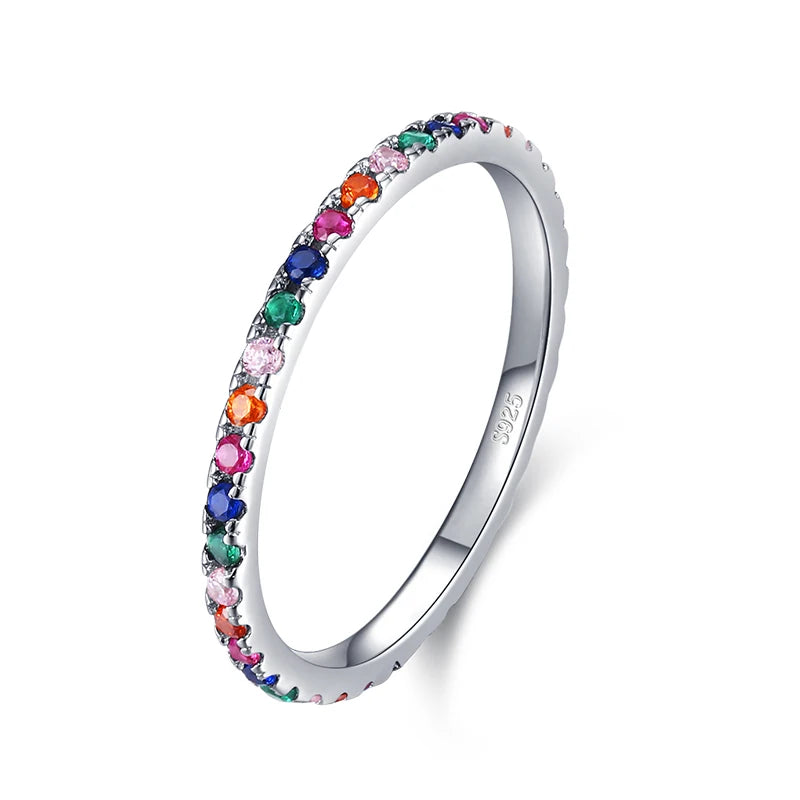 Luminary Spectrum Stackable Band Authentic 925 Sterling Silver