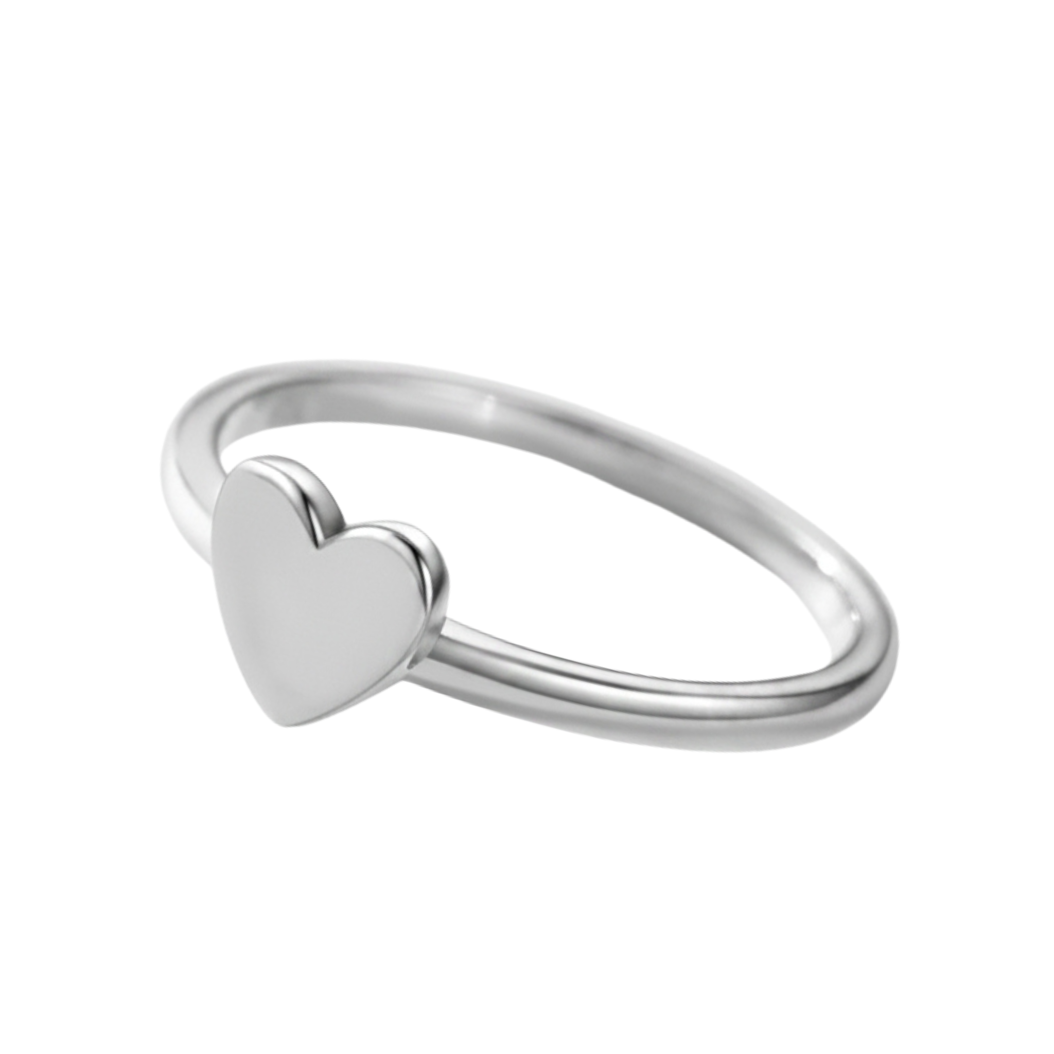 Luminous Heart Stackable Band | Authentic 925 Sterling Silver Ring