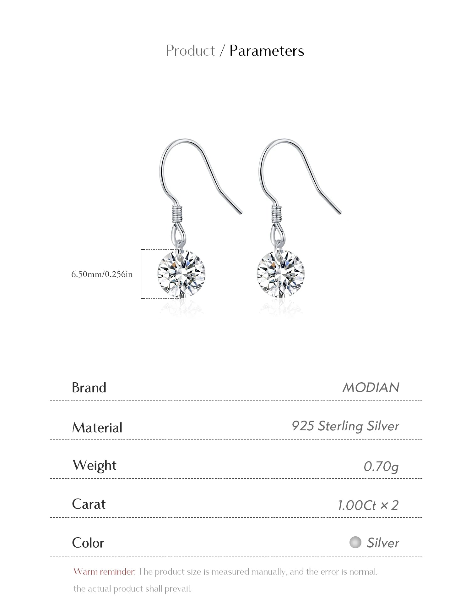 Monarch Starlight Moissanite Authentic 925 Sterling Silver Drop Earrings
