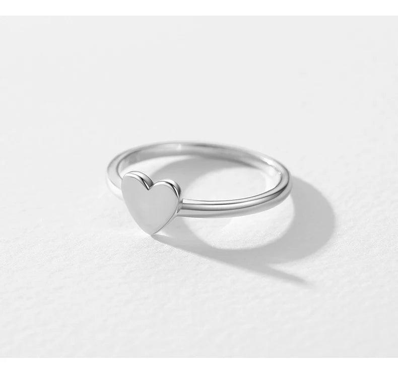 Luminous Heart Stackable Band | Authentic 925 Sterling Silver Ring