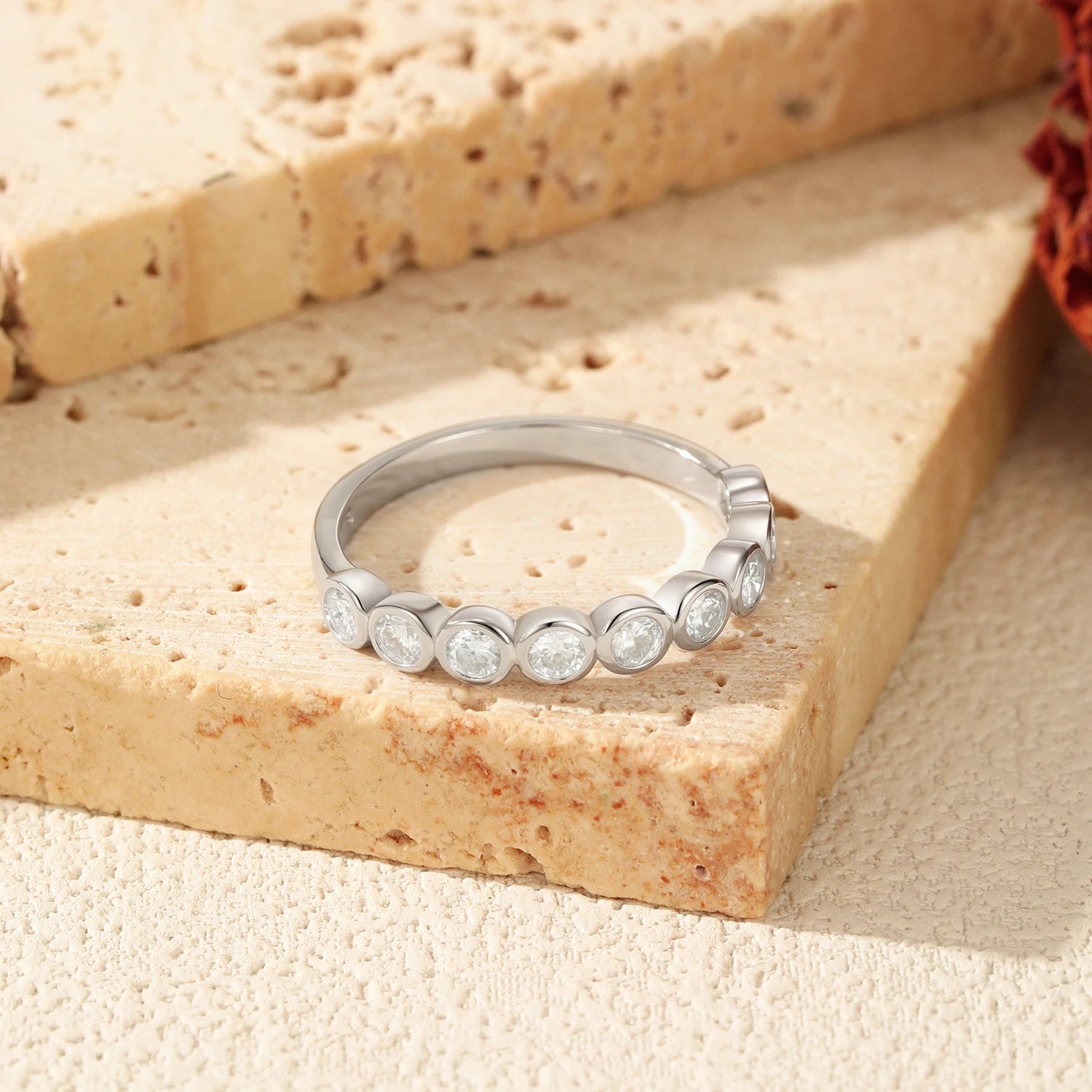 Astral Horizon Moissanite Authentic 925 Sterling Silver Ring