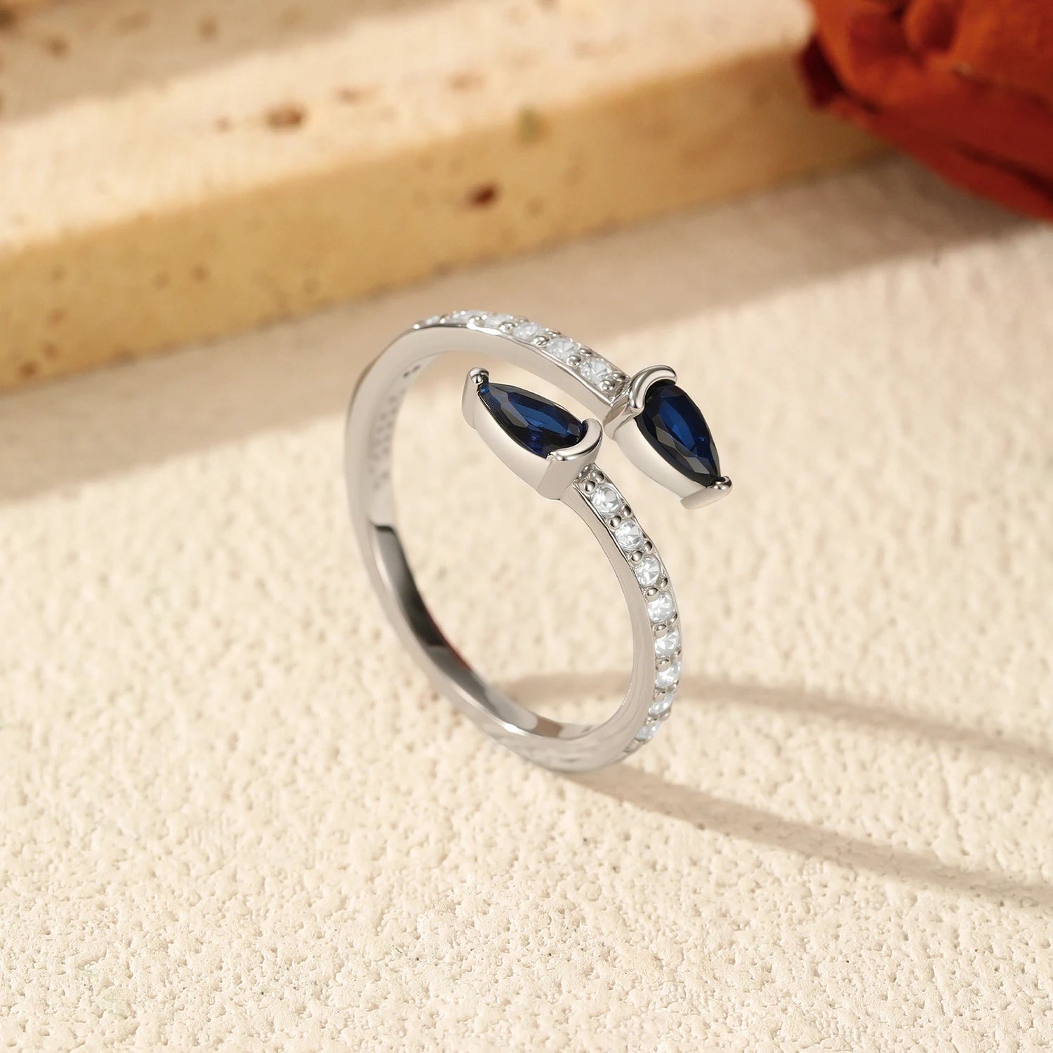 Sovereign Azure Snake Authentic 925 Sterling Silver Ring